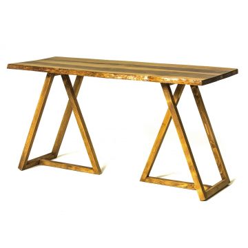Masă dining Saiza, Stejar, 149x55x79 cm - Stejar
