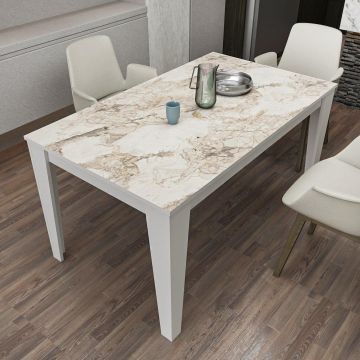 Masa Gogh Bucatarie, 145 X 75 X 85 Cm - Alb