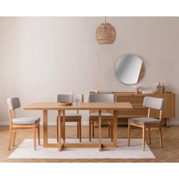 Masă Madison Masa, Stejar, 180x75x90 cm - Stejar