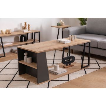 Măsuță de cafea Lissa, Diverse culori - Sapphire - Negru
