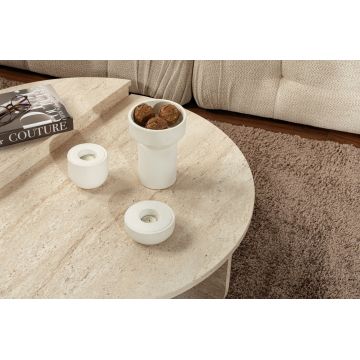 Măsuță de cafea Orion, Diverse culori, 90x60x30 cm - Travertin