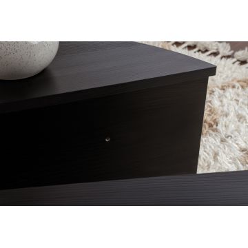 Măsuță de cafea Orion, Diverse culori, 90x60x30 cm - Wood black