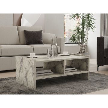 Măsuță de cafea Pera, Diverse culori, 90x50x35 cm - Freesia marble