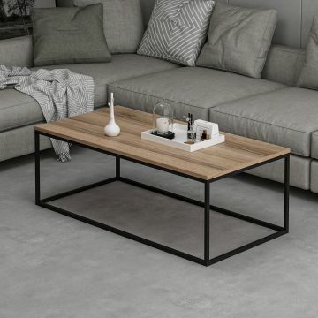Măsuță de cafea Tiger, Diverse culori, 120x60x42 cm - Nuc