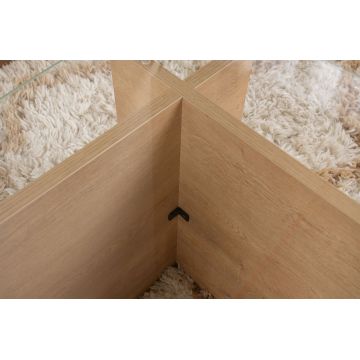 Măsuță de cafea Vetrino, Diverse culori, 105x65x40 cm - Honey oak
