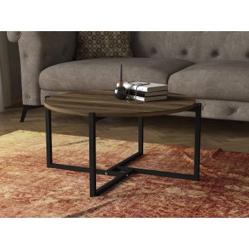 Masuta de cafea Csu G, Nuc, 68x36x73 cm - Nuc