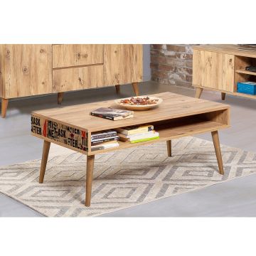 Masuta de cafea Viva - Coffee Table 5, Stejar, 45x60x110 cm - Stejar