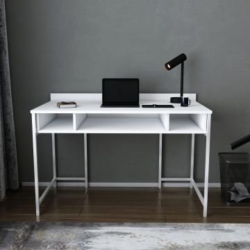 Birou Alma, Diverse culori, 120x60x75 cm - Alb