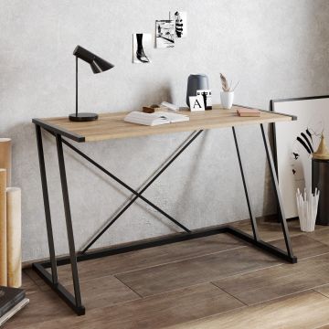 Birou Anemon, Diverse culori, Diverse dimensiuni - Nuc - Negru / 120x60x75 cm