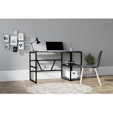 Birou Caste, Diverse culori, 120x60x74 cm - Antracit