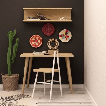 Birou Fluse, Stejar, 80x60x74 cm - Stejar