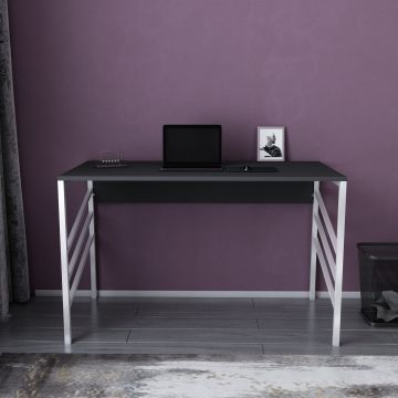 Birou Josephine, Diverse culori, 120x60x75 cm - Alb - Antracit
