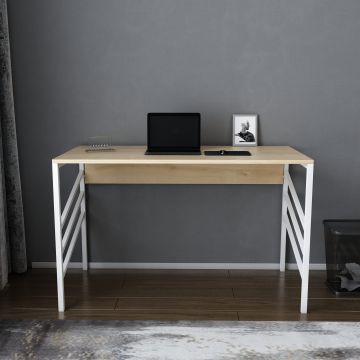 Birou Josephine, Diverse culori, 120x60x75 cm - Alb - Stejar