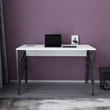 Birou Josephine, Diverse culori, 120x60x75 cm - Negru - Alb