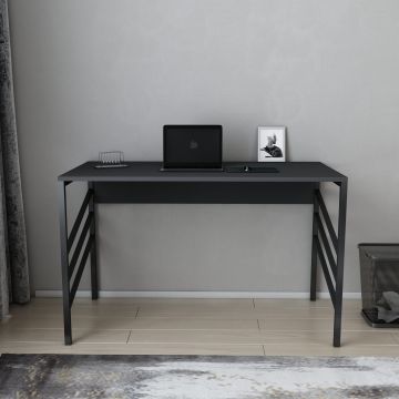 Birou Josephine, Diverse culori, 120x60x75 cm - Negru - Antracit