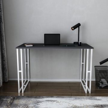 Birou Kane, Diverse culori, 120x60x75 cm - Alb - Antracit