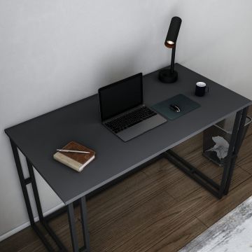 Birou Kane, Diverse culori, 120x60x75 cm - Negru - Antracit