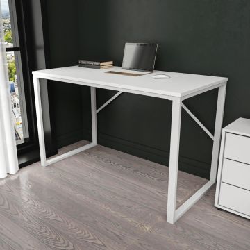 Birou Layton, Diverse culori, 120x60x74 cm - Alb
