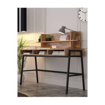 Birou Loft, Pin atlantic, 120x52x75 cm - Natural