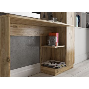 Birou Matilda, Diverse culori, 120x40x72 cm - Pin atlantic