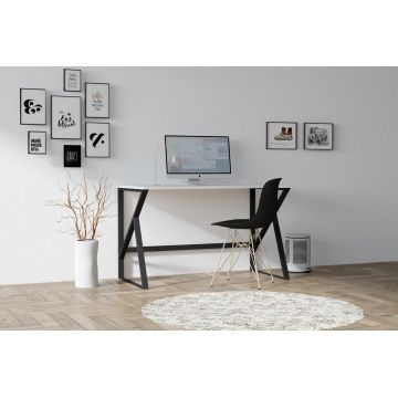 Birou Murren, Diverse culori, 120x60x75 cm - Alb