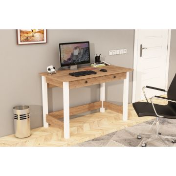 Birou Paris, Diverse culori, Diverse dimensiuni - Pin atlantic - Alb / 120x60x77 cm