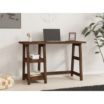 Birou Perla, Nuc, 120x51x74 cm - Nuc