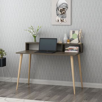 Birou Ronas 120, Nuc, 120x75x60 cm - Nuc