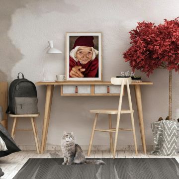 Birou Soomin, Stejar - Alb, 120x60x74 cm - Stejar - Alb