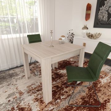 Masă dining Single 90, Stejar, 90x80x78 cm - Stejar