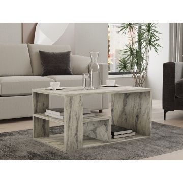 Măsuță de cafea Eros, Diverse culori, Diverse dimensiuni - Freesia marble / 80x50x40 cm