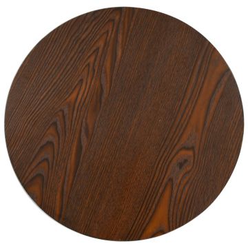vidaXL Masă de bistro, maro închis, 40 cm, MDF