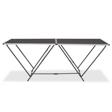 vidaXL Masă de lipire pliabilă, 200 x 60 x 78 cm, MDF și aluminiu vidaXL Masă de lipire pliabilă, 200 x 60 x 78 cm, MDF și aluminiu