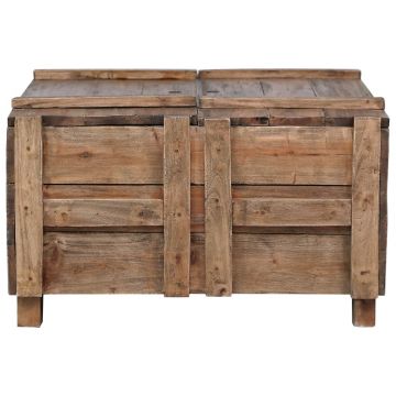 vidaXL Măsuță de cafea, 65 x 65 x 38 cm, lemn masiv reciclat vidaXL Măsuță de cafea, 65 x 65 x 38 cm, lemn masiv reciclat
