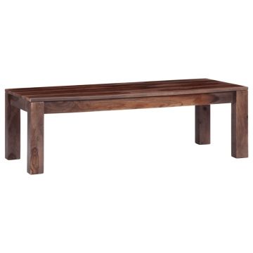 vidaXL Măsuță de cafea, gri, 110 x 50 x 35 cm, lemn masiv de sheesham vidaXL Măsuță de cafea, gri, 110 x 50 x 35 cm, lemn masiv de sheesham