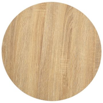 vidaXL Masă de bistro, maro deschis, 40 cm, MDF