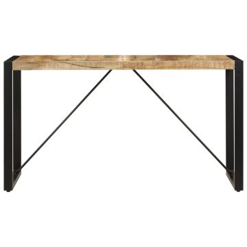 vidaXL Masă de bucătărie, 140x70x75 cm, lemn masiv de mango