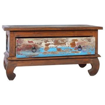 vidaXL Măsuță de cafea, 80 x 50 x 40 cm, lemn de tec reciclat vidaXL Măsuță de cafea, 80 x 50 x 40 cm, lemn de tec reciclat