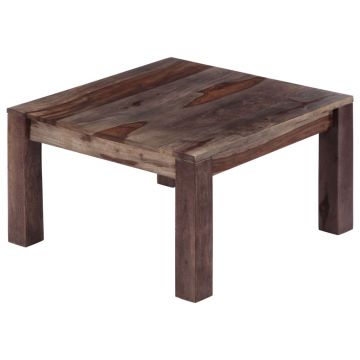 vidaXL Măsuță de cafea, gri, 60x60x35 cm, lemn masiv de sheesham vidaXL Măsuță de cafea, gri, 60x60x35 cm, lemn masiv de sheesham